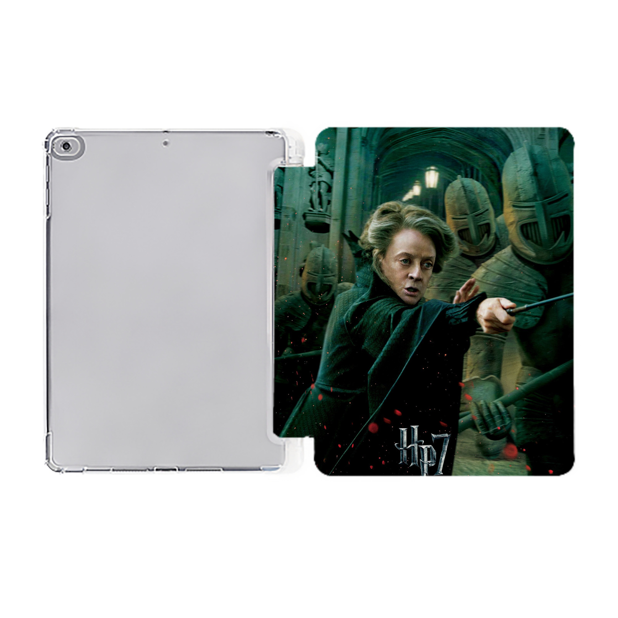 （画像用） Harry Potter ハリー・ポッターシリーズ IPad ケース ペン収納付き 三つ折りスタンド PUレザー×シリコン 対応機種9.5/10.5/10.9インチ